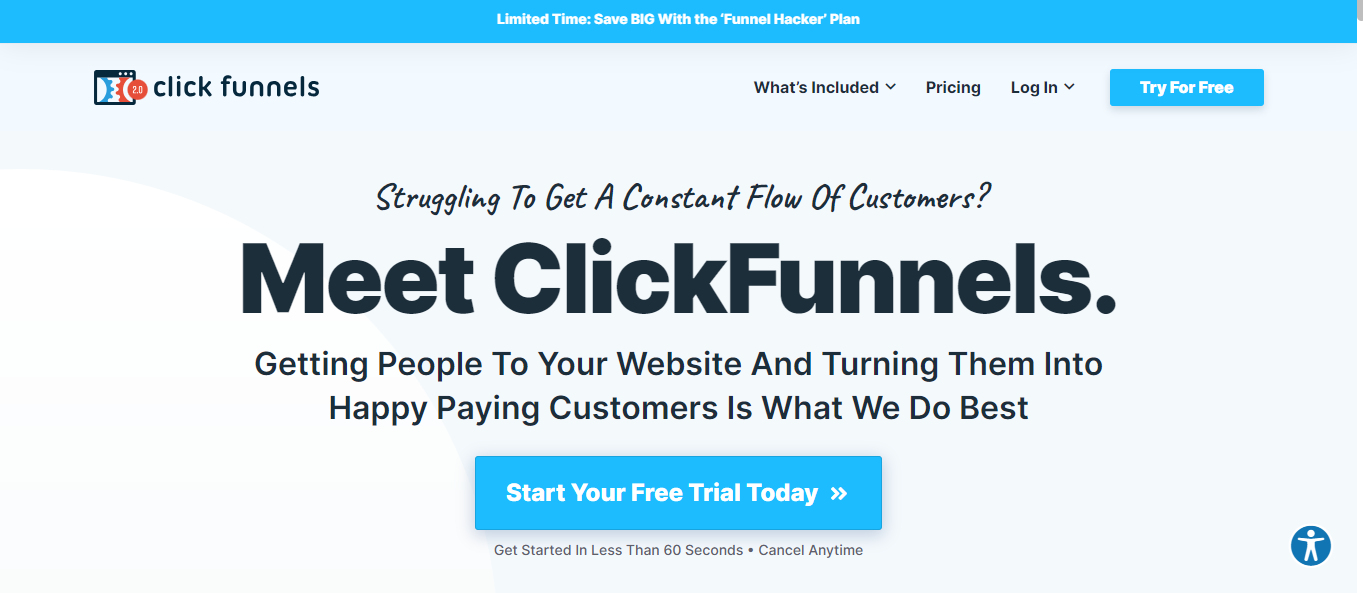 ThriveCart vs ClickFunnels - Click Funnels Overview